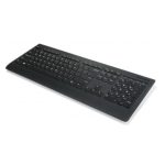 Teclado inalámbrico Lenovo modelo 4X30H56858, compatibilidad universal, diseño en color negro con distribución QWERTZ Húngaro.