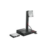 Soporte para monitor Lenovo de 27 pulgadas en color negro, modelo 4XF1K03170, ideal para escritorios