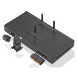 Base para portátil y replicador de puertos Lenovo modelo 4XH1C95567, alámbrico con USB 3.2 Gen 1 Type-C en color negro