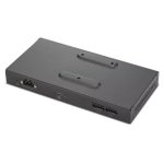 Base para portátil y replicador de puertos Lenovo modelo 4XH1C95567, alámbrico con USB 3.2 Gen 1 Type-C en color negro