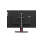 Vista frontal del monitor Lenovo ThinkVision T23i-30 con pantalla LED de 23 pulgadas, resolución 1920 x 1080 Pixeles Full HD, SKU 63B2MAT6EU