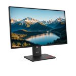 Monitor Lenovo ThinkVision T27Q-40 LED de 27 pulgadas, resolución 2560 x 1440 píxeles Wide Quad HD en color negro, SKU 64A6GAT6EU