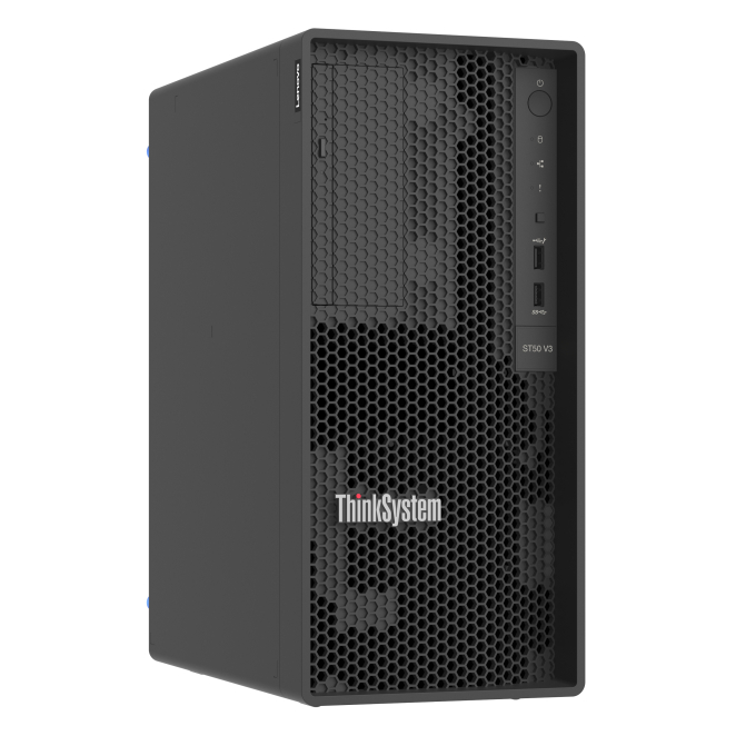 Lenovo ThinkSystem ST50 V3 servidor 4 TB Torre Intel Xeon E E-2434 3,4 GHz 16 GB DDR5-SDRAM 500 W 3 Lenovo ThinkSystem ST50 V3 servidor de torre interior