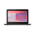 Lenovo 100e Chromebook Gen 4 con procesador MediaTek 520, pantalla de 11.6 pulgadas HD, 4 GB de RAM LPDDR4x y 32 GB de almacenamiento eMMC, Wi-Fi 6, ChromeOS, SKU 82W00003UK, color gris