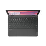 Lenovo 100e Chromebook Gen 4 con procesador MediaTek 520, pantalla de 11.6 pulgadas HD, 4 GB de RAM LPDDR4x y 32 GB de almacenamiento eMMC, Wi-Fi 6, ChromeOS, SKU 82W00003UK, color gris