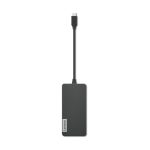 Imagen de base para portátil y replicador de puertos Lenovo alámbrico USB 3.2 Gen 1 Type-C en color gris, SKU GX90T77924