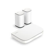 Imagen del Linksys Velop Micro 6 con Wi-Fi 6 (802.11ax) en blanco, doble banda 2,4 GHz / 5 GHz, SKU: LN11011202-KE