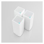 Imagen del router Linksys Atlas 6 de doble banda con Wi-Fi 6 en color blanco. SKU: MX2003-KE.