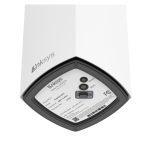 Imagen del router Linksys Atlas 6 de doble banda con Wi-Fi 6 en color blanco. SKU: MX2003-KE.