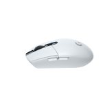 Imagen del Logitech G G305, un ratón inalámbrico con sensor HERO de alta precisión, SKU 910-005291. Color negro.