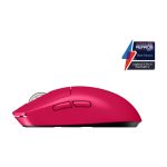 Vista del ratón gaming ultraligero Logitech G PRO X SUPERLIGHT 2 con SKU 910-006798, diseñado para alto rendimiento y precisión.