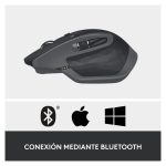 Logitech MX 910-007224 ratón inalámbrico de alta precisión en color negro