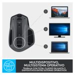 Logitech MX 910-007224 ratón inalámbrico de alta precisión en color negro