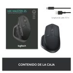 Logitech MX 910-007224 ratón inalámbrico de alta precisión en color negro
