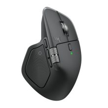 Logitech MX Master 4 ratón para oficina, mano derecha, conectividad RF Wireless y Bluetooth, sensor láser de 8000 DPI, SKU 910-007562