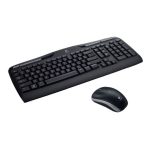 Combo inalámbrico Logitech MK330 con teclado y ratón incluidos, distribución QWERTZ Alemán, color negro, SKU 920-003967