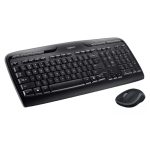 Imagen del pack de 5 unidades del teclado y ratón inalámbrico Logitech MK330, modelo 920-003978?5UNITS, diseñados para una experiencia de oficina cómoda y eficiente