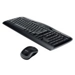 Imagen del pack de 5 unidades del teclado y ratón inalámbrico Logitech MK330, modelo 920-003978?5UNITS, diseñados para una experiencia de oficina cómoda y eficiente
