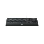 Teclado Logitech K280E Pro USB diseñado para oficinas, con distribución AZERTY en francés y color negro. SKU: 920-005210