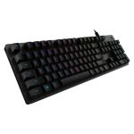 Teclado Logitech G 920-008940 para juegos, configuración AZERTY en Francés, conexión USB, acabado en Carbono. SKU: 920-008940