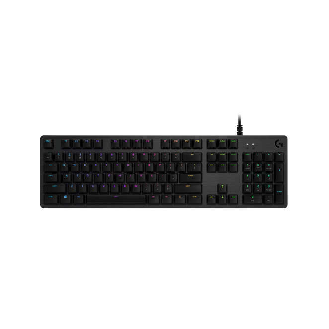 Logitech teclado de juego AZERTY en Francés con diseño en Carbono Teclado Logitech G 920-008940 para juegos, configuración AZERTY en Francés, conexión USB, acabado en Carbono. SKU: 920-008940