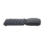 Logitech ERGO K860 teclado ergonómico para oficina con conexión Bluetooth, distribución AZERTY en francés, color grafito. SKU 920-010346