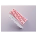 Teclado Logitech G modelo 920-010454 para juego, conectividad RF Wireless y Bluetooth, distribución QWERTY en español, color blanco.