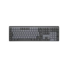 Teclado Logitech 920-010750 inalámbrico para oficina, compatible con RF y Bluetooth, disposición QWERTZ alemán, color grafito.