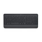Teclado Bluetooth de oficina Logitech modelo 920-010913 en diseño QWERTZ alemán color grafito