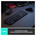 Combo Logitech MX Keys para negocios, incluye teclado y ratón, interfaz RF Wireless y Bluetooth, disposición QWERTY en italiano, color grafito. SKU: 920-010929