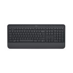 Imagen del teclado Logitech Bluetooth con distribución AZERTY belga y ratón incluido en color grafito. SKU: 920-011001