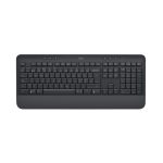Teclado Logitech modelo 920-011010, incluye ratón, ideal para oficina. Conexión Bluetooth con diseño QWERTY nórdico en color grafito.