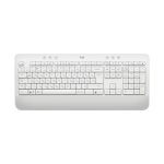 Logitech 920-011036, teclado blanco con distribución QWERTZ húngaro, ratón incluido y conectividad Bluetooth