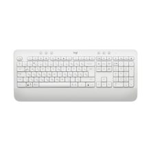 Logitech 920-011036, teclado blanco con distribución QWERTZ húngaro, ratón incluido y conectividad Bluetooth