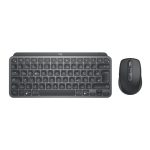 Teclado inalámbrico Logitech MX Keys Mini para empresa, modelo 920-011054, con diseño compacto y teclas retroiluminadas