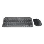 Teclado inalámbrico Logitech MX Keys Mini para empresa, modelo 920-011054, con diseño compacto y teclas retroiluminadas