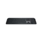 Teclado inalámbrico Logitech Master MX Keys S con retroiluminación ajustable y diseño ergonómico, SKU 920-011587