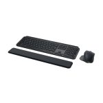 Teclado Logitech con ratón incluido, modelo 920-011606, configuración QWERTZ en alemán, color grafito, ideal para oficinas