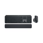 Teclado Logitech con ratón incluido, modelo 920-011606, configuración QWERTZ en alemán, color grafito, ideal para oficinas