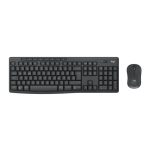 Logitech 920-012065 teclado de oficina con ratón incluido, conexión Bluetooth, diseño QWERTZ en alemán, color grafito