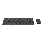 Logitech teclado y ratón para oficina, Bluetooth, diseño AZERTY Belga en color grafito, SKU 920-012068