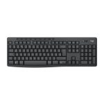 Combo de teclado y ratón inalámbricos Logitech MK370 para oficina, conectable por RF Wireless y Bluetooth, diseño QWERTY en portugués, color grafito, SKU 920-012070