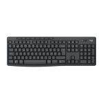 Teclado Logitech con ratón incluido, modelo 920-012072, diseño gráfico en color grafito, disposición QWERTY nórdica y conectividad Bluetooth, ideal para oficina