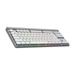 Teclado mecánico Logitech G515 LIGHTSPEED TKL inalámbrico con iluminación RGB y diseño compacto, SKU 920-012539