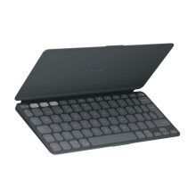 Teclado inalámbrico Logitech Keys-To-Go 2 con disposición QWERTZ Alemán en color grafito. SKU 920-012964