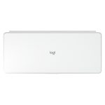 Teclado Logitech modelo 920-013018, Universal Bluetooth, QWERTY Internacional de EE.UU. en color blanco