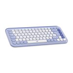 Teclado mecánico Logitech POP Icon Keys con estilo retro y teclas personalizables, SKU 920-013074