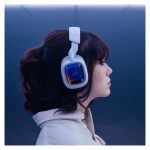Auriculares ASTRO Gaming A30 para juegos, conexión inalámbrica y alámbrica, diadema blanca con Bluetooth, SKU 939-001987