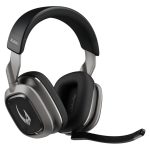 Auriculares ASTRO Gaming A30 con tecnología inalámbrica y alámbrica, diadema para juegos, colores negro, gris y plata. SKU: 939-002171