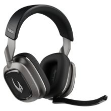 Auriculares ASTRO Gaming A30 con tecnología inalámbrica y alámbrica, diadema para juegos, colores negro, gris y plata. SKU: 939-002171